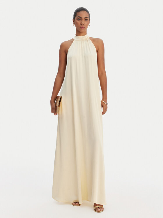 Fracomina Fracomina Vasaras kleita FR26SD3016W41301 Dzeltens Relaxed Fit