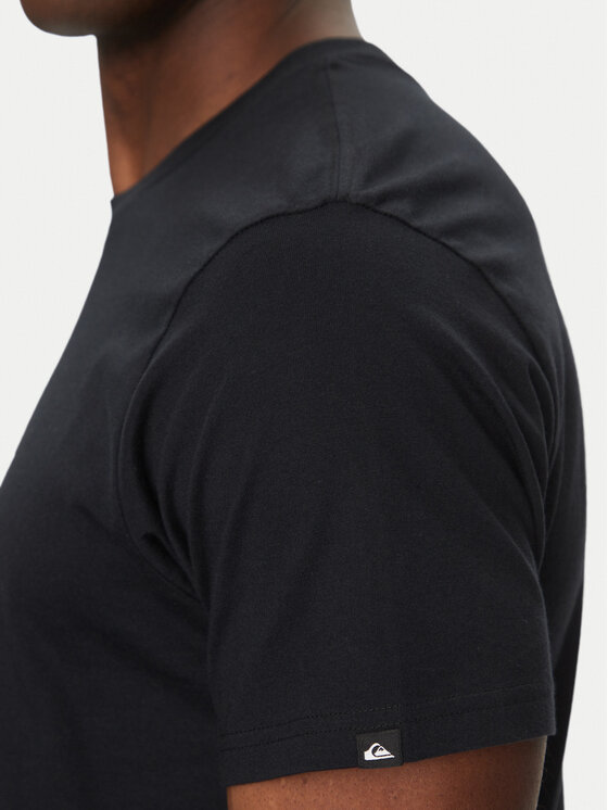 Quiksilver Quiksilver T-Shirt EQYZT08062 Czarny Regular Fit
