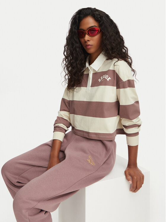 Reebok Reebok Polo Sabina RK25695CCW Ανοιχτό μπεζ Relaxed Fit