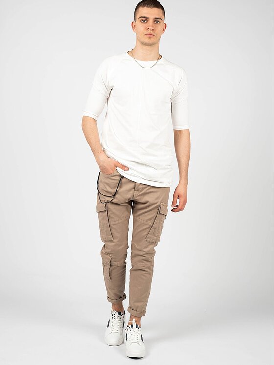 Xagon Xagon Pantaloni di tessuto P2303 2CR 4013 Beige Skinny Fit