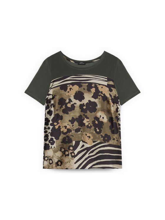 Fiorella Rubino Fiorella Rubino T-Shirt G07WL009070N035 Zielony Regular Fit