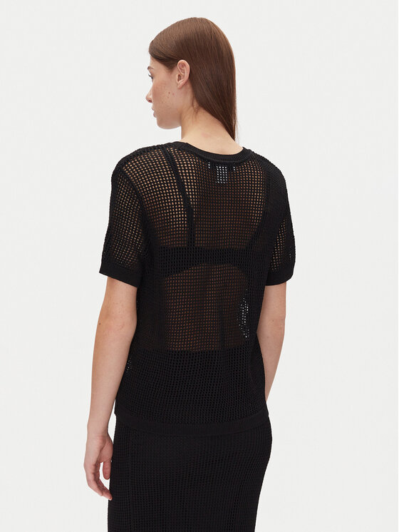 DKNY DKNY Džemper P5BSAV83 1 Crna Regular Fit