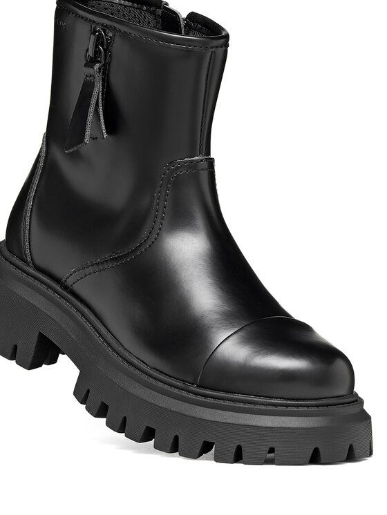 Geox Geox Škornji J Maquinnens Girl J66M6B 000CN C9999 M Črna