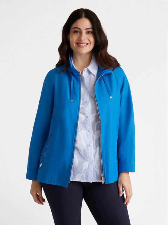 Fiorella Rubino Fiorella Rubino Cappotto F285T101328N034 Turchese Regular Fit