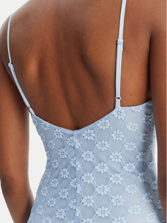 Bardot Bardot Letní šaty Adoni 57998DB1 Světle modrá Slim Fit