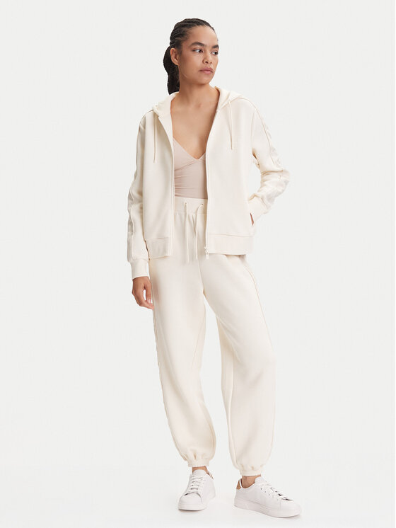 Guess Guess Felpa V5YQ00 KB3P2 Écru Regular Fit
