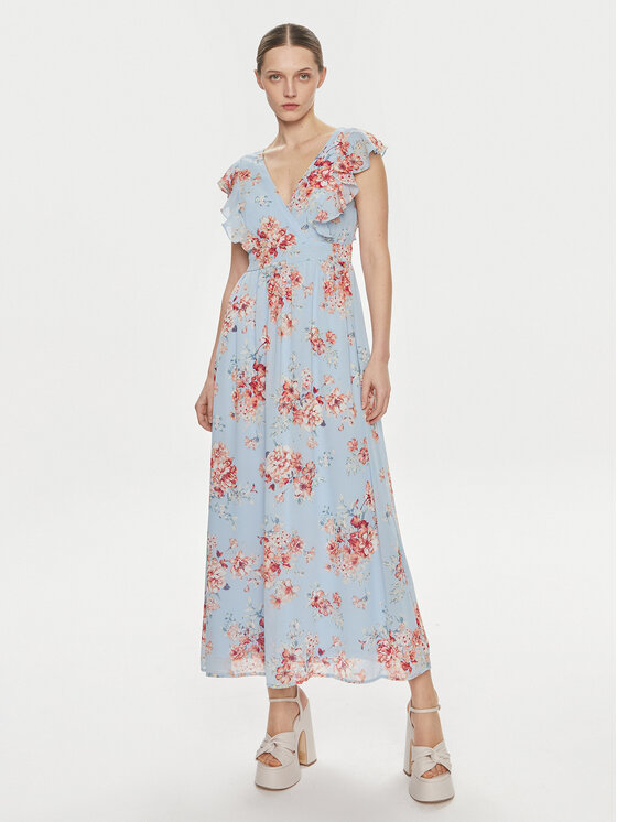 Vila Vila Sommerkleid Karin 14089077 Himmelblau Regular Fit
