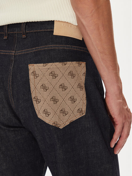 Guess Guess Jeans hlače M5YA82 D5QC2 Modra Regular Fit