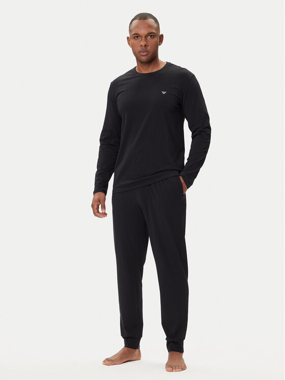 Emporio Armani Underwear Piżama EM000610 AF10776 MC108 Czarny Regular Fit