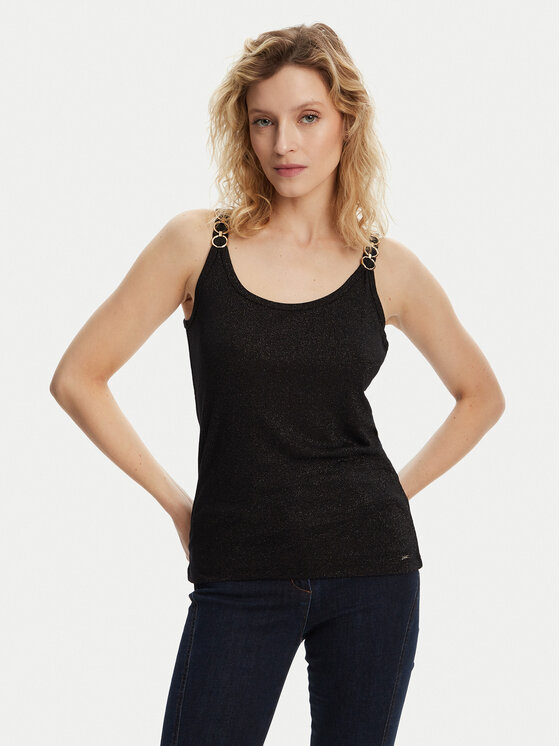 Morgan Morgan Top 251-DIDOA Černá Slim Fit