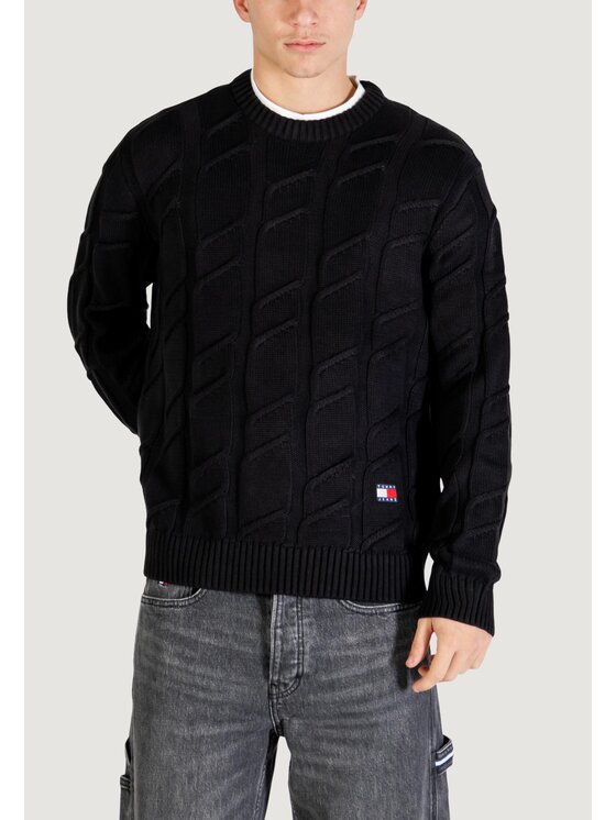 Tommy Jeans Tommy Jeans Maglione DM0DM22355 Nero Casual Fit
