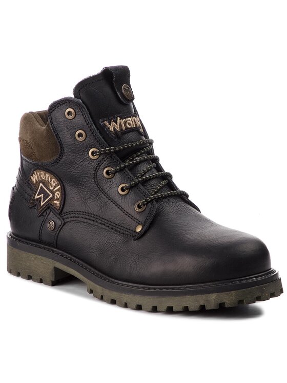Wrangler Wrangler Žygio batai Yuma Patch WM182003 Juoda