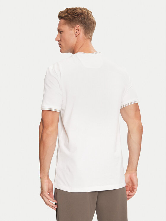 BOSS Boss Tricou Taul 50521245 Écru Regular Fit