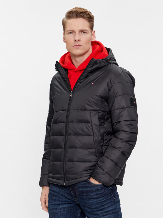 Tommy Hilfiger Geacă Packable Recycled Quilt Hdd Jkt MW0MW33732 Negru Regular Fit