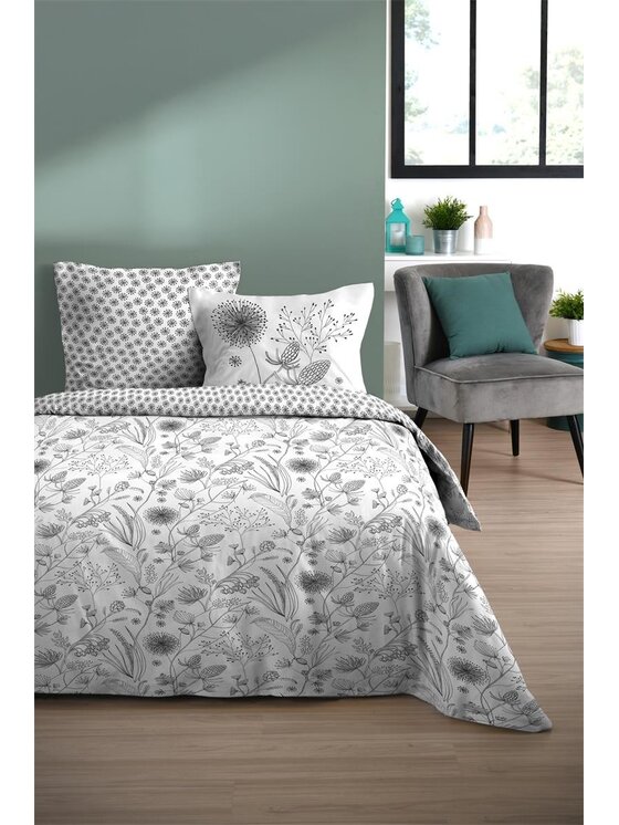 MIAhome MIAhome Komplet pościeli 220x240 cm PROVANSALI Szary