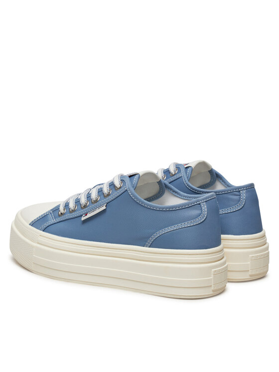 Tommy Jeans Tommy Jeans Trampki Foxing EN0EN02713 Niebieski