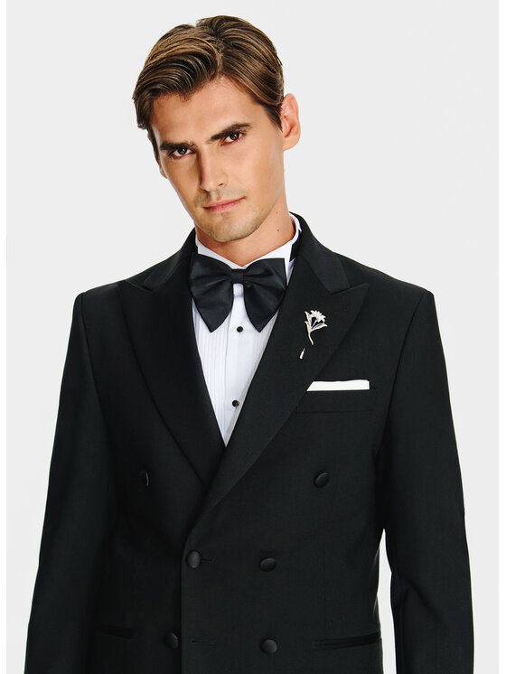 Pako Lorente Pako Lorente Marynarka P26SP-3S-001 Czarny Slim Fit