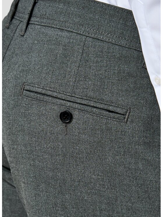Pako Lorente Pako Lorente Chinosy P26SF-WX-010 Szary ciemny Regular Fit