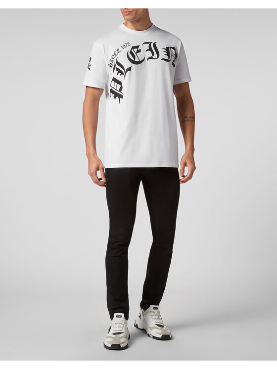 PHILIPP PLEIN PHILIPP PLEIN T-Shirt 329 Biały Regular Fit