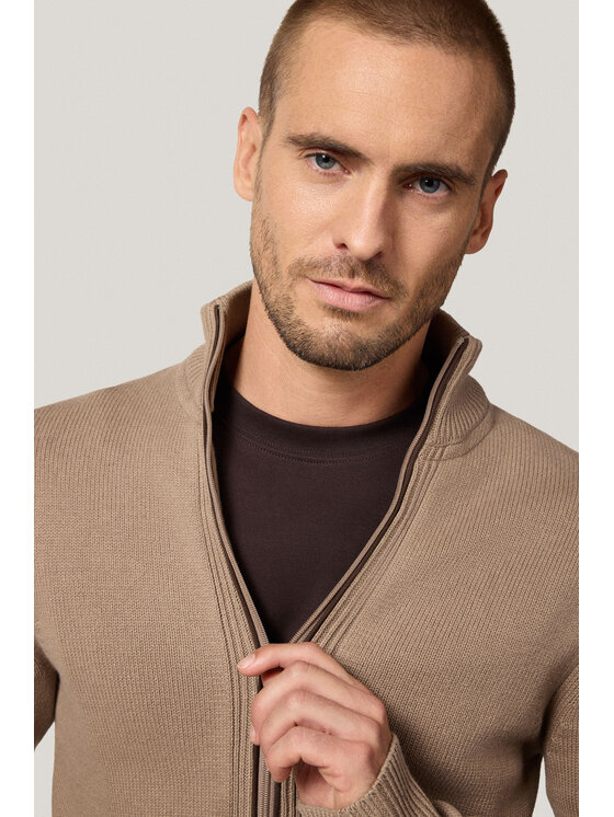 Próchnik Próchnik Sweter PM15 SW073225000024 Beżowy Regular Fit