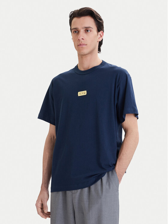 Versace Jeans Couture Versace Jeans Couture T-shirt 80GAHT05 CJ00T Blu scuro Regular Fit