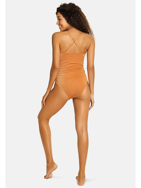 Feba Feba Strój kąpielowy FL24 Miedziany