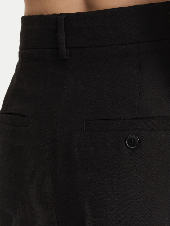 Weekend Max Mara Weekend Max Mara Palazzo kalhoty Veliero 2515131132 Černá Wide Leg