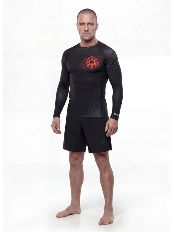 PITBULL PITBULL Koszulka techniczna RAY Czerwony Regular Fit