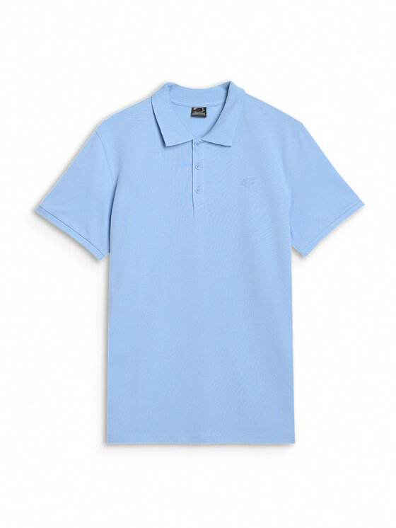 4F 4F Polokošeľa 4FWSS25TPTSM704-34S Modrá Regular Fit