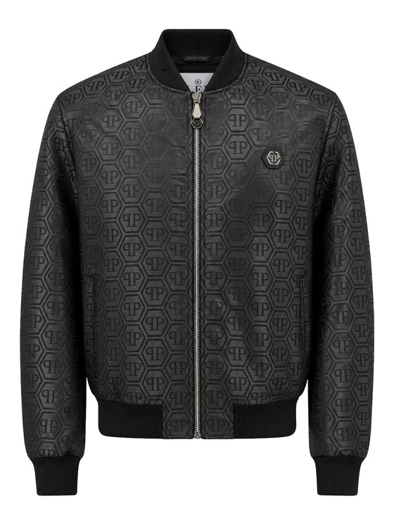 PHILIPP PLEIN PHILIPP PLEIN Bunda bomber 31038 Černá Regular Fit
