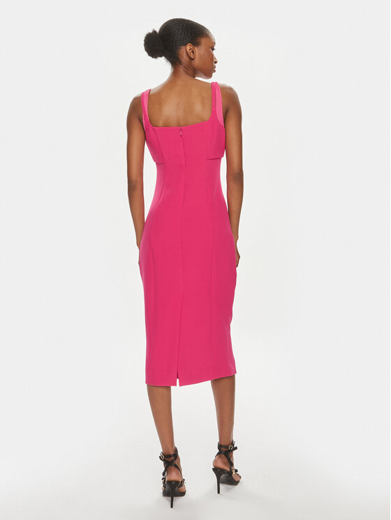 Versace Jeans Couture Versace Jeans Couture Vestito da giorno 76HAO919 Rosa Slim Fit