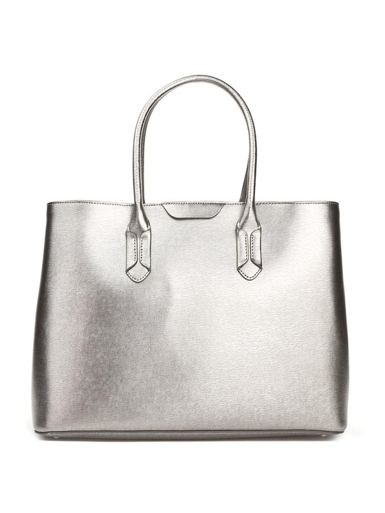 Lauren Ralph Lauren Handtasche City Tote Tte Eml 431532726051 Silberfarben Modivo