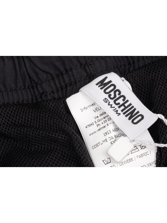 MOSCHINO MOSCHINO Plavecké šortky V6149 5539 Čierna Regular Fit