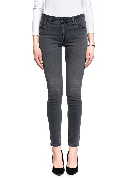 Lee Lee Jeansy ELLY Czarny Slim Fit