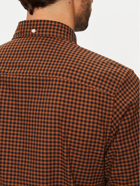 Jack&Jones Jack&Jones Marškiniai Brook 12192150 Ruda Slim Fit