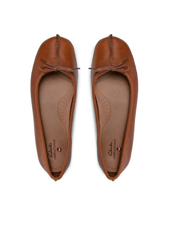 Clarks Clarks Baleriny Freckle Ice 203529304 Brązowy