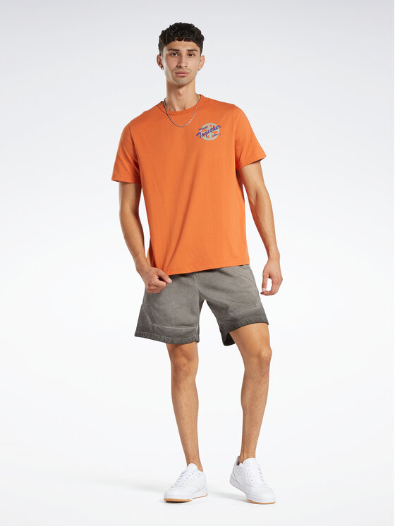 Reebok Reebok Majica Reebok Basketball All Are Welcome Here Hoop Together T-Shirt HN5800 Oranžna Relaxed Fit