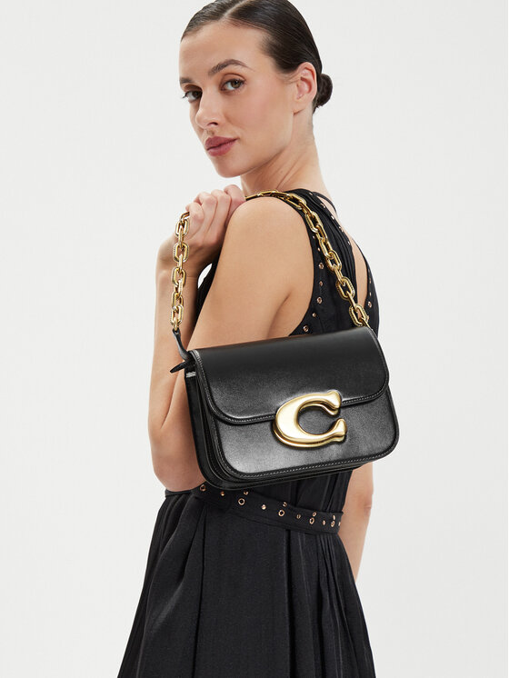 Coach Coach Сумка Lux Calf Idol Bag CM557 Чорний