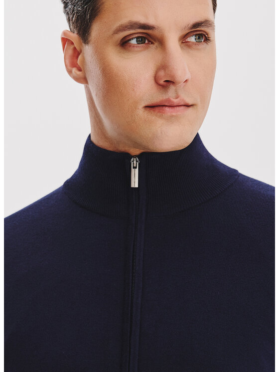 Pako Lorente Pako Lorente Sweter P25WF-2X-024 Granatowy Classic Fit