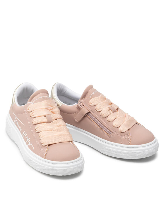 Tommy Hilfiger Tommy Hilfiger Sneakers Low Cut Lace-Up Sneaker T3A4-32149-0315 S Rosa