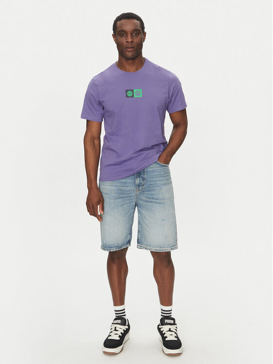 Element Element T-shirt ELYZT00492 Ljubičasta Regular Fit