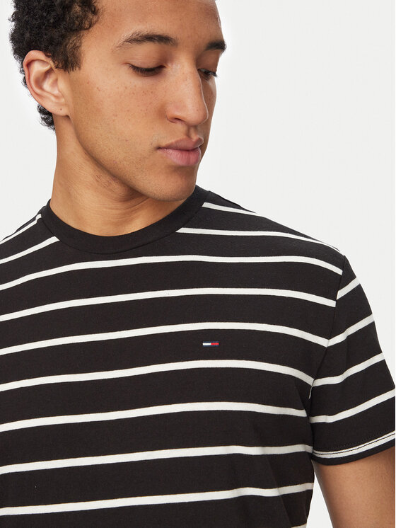 Tommy Jeans Tommy Jeans Tricou DM0DM22544 Negru Regular Fit
