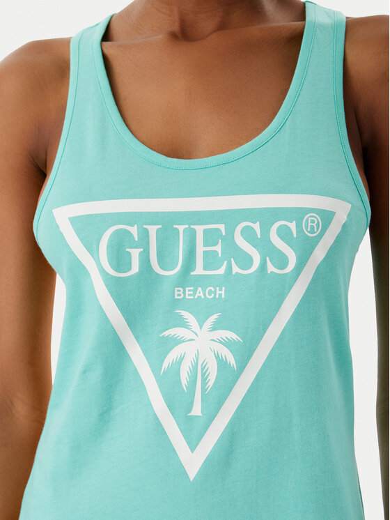 Guess Guess Strandkleid E3GP03 JA914 Grün Regular Fit