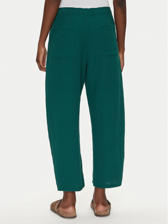 Gap Gap Pantaloni din material 713952-04 Verde Regular Fit