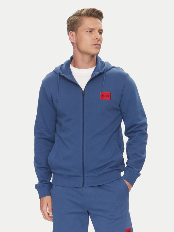 HUGO Męska Bluza, rozmiar XL, Niebieska, Daple212 50447972