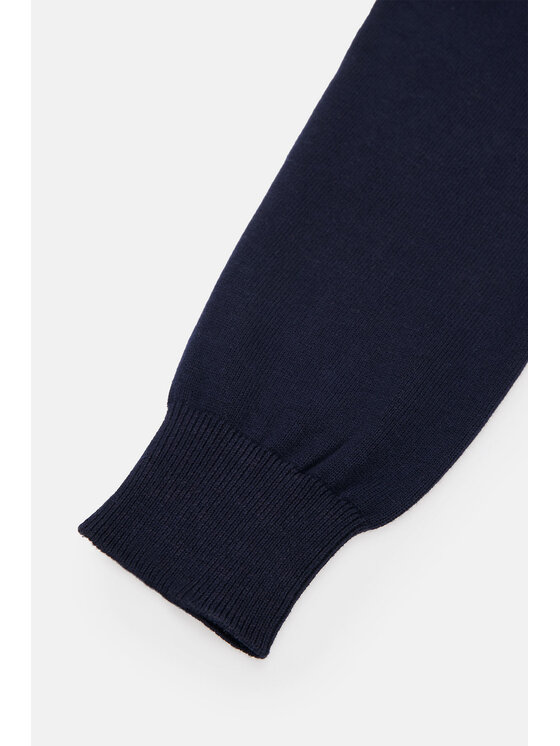 Lancerto Lancerto Sweter Anthony SW073223000043 Granatowy Regular Fit