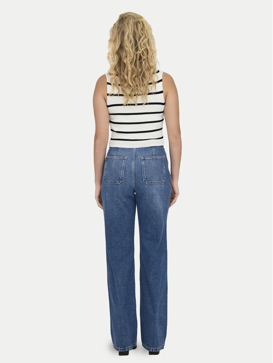 ONLY ONLY Top Majli 15255533 Écru Regular Fit