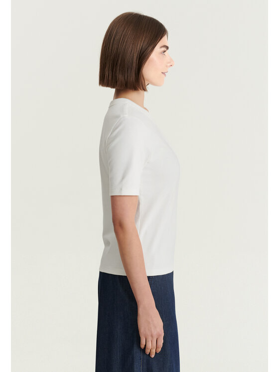 TATUUM TATUUM Tričko HAMA Krémová Fitted Fit