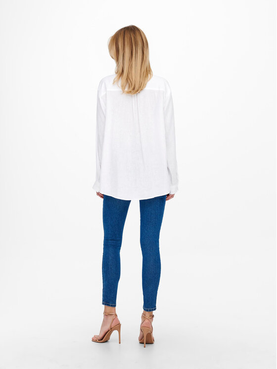ONLY ONLY Πουκάμισο 15259585 Λευκό Regular Fit
