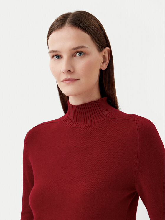 Motivi Motivi Krekls ar augstu apkakli M6716001042N Bordo Regular Fit